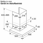 Siemens - Dunstabzugshaube Wandesse LC65BCC30 IQ300 − 1 Stück