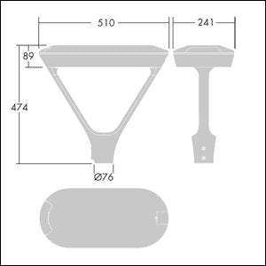 Thorn - Straßen - und Platzleuchte Mastaufsatzleuchte UD 48L50 #96277185 730