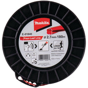 Makita - Zubehör/Ersatzteile für Rasentrimmer Mähfaden Four Leaf E-01840 2,7mm, 180 m