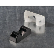 HellermannTyton - Befestigungssockel und -element für Kabelbinder Montagesockel CTQM5-PA66-BK-C1 21x9,5mm schwarz − 100 Stück