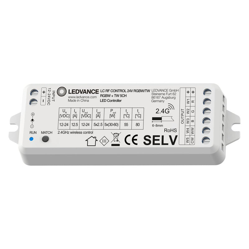 Ledvance - Lichtregelsystemkomponente Dimmersteuerung LCRFCONTROL24VRGBWTW