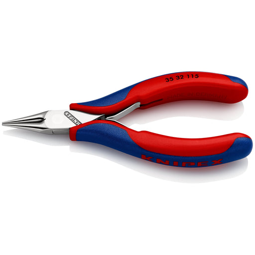 Knipex - Rundzange Elektronik-Greifzange 35 32 115 SB spiegelpoliert,115mm