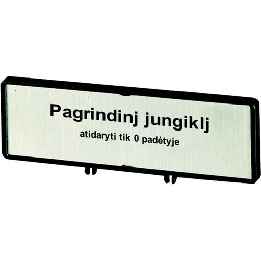 Eaton - Zubehör/Ersatzteile für Niederspannungs-Schalttechnik Träger mit Schild ZFS84-P3 T5 T5B P3 88x27mm