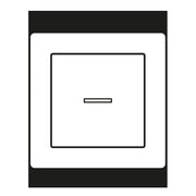 Jung - Abdeckung/Bedienelement für Installationsschalterprogramme Abdeckung Lichtleiter aws AS 590 KO5 WW für Taster