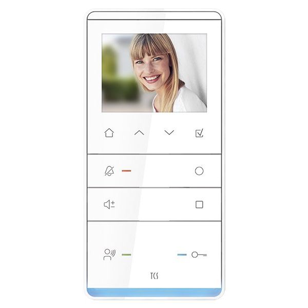 TCS Tür Control - Innenstation für Türkommunikation Video IP Innenstation ws IVW5411-0145 zum Freisprechen − 1 Stück