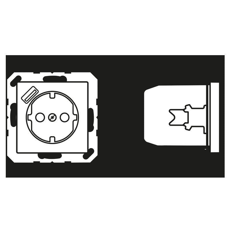 Jung - Steckdose SCHUKO Steckdose A 1520-18 A WWM mit USB Typ A
