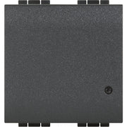 Legrand (BT) - Elektronischer Schalter Tastdimmer Bticino L4413CM2 2-module, anthrazit