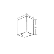 Brumberg Leuchten - Decken-/Wandleuchte LED-Wandleuchte 65341180 dim., schwarz