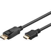 Goobay - Konfektioniertes A/V-Kabel DisplayPort/HDMI-Adapterk. 64842 St(1.2)St(TypA)(2.0)
