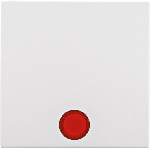 Berker - Abdeckung/Bedienelement für Installationsschalterprogramme Wippe pws/matt 16211909 mit 5 beilieg.Linsen
