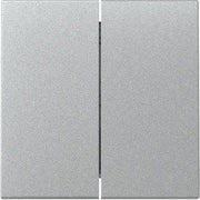 Gira - Abdeckung/Bedienelement für Installationsschalterprogramme Wippe 2f 329526 F Alu