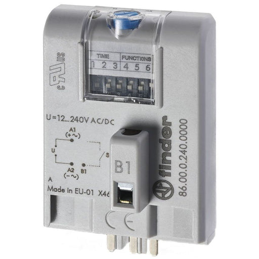 Finder - Zeitrelais 86.00.0.240.0000 12...240VAC/DC