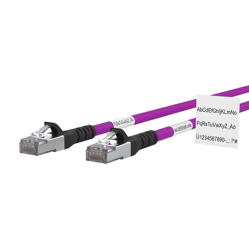 Metz Connect - Patchkabel Kupfer Patchkabel Cat.6A 1308452009WE AWG 26 2m li-sw − 10 Stück