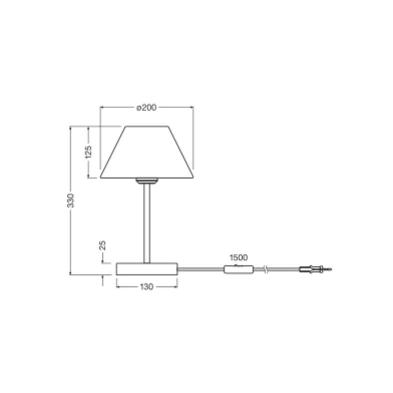 Ledvance - Tischleuchte E27 D. Raffia Table E27 grün