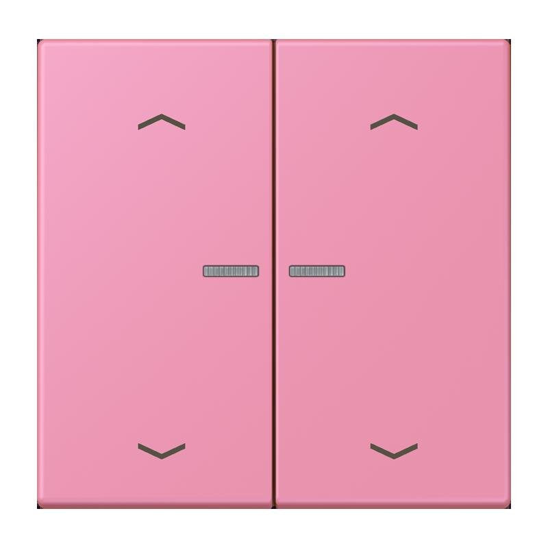 Jung - Abdeckung/Bedienelement für Installationsschalterprogramme Wippe mit Lichtleiter LC 102 KO5P 246 rose vif