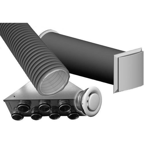 Glen Dimplex SEE - Spiralschlauch aus Kunststoff isoliert Paket Kunststoff-Flex DFP DZA 160 dezentrale Zuluft