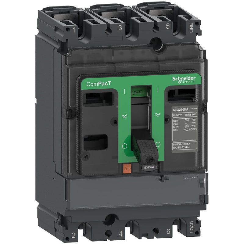Schneider Electric - Lasttrennschalter ComPacT C103100S NSX100NA, 3 poles