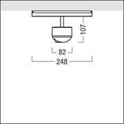 Zumtobel - Elektrisches Zubehör/Ersatzteile für Leuchten Tageslichtsensor ED-EYE TEC-GP BK