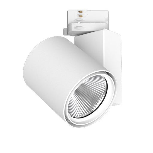 LTS Licht&Leuchten - Downlight/Strahler/Flutlicht LED-Stromschienenstrahler JETT-T 102.927.FL ws 927, weiß