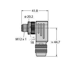 Turck - Rundsteckverbinder, feldkonfektionierbar (Industriesteckverbinder) Stecker CMBS8251-0
