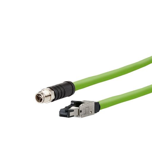 Metz Connect - Patchkabel Kupfer Industrie IndustrialEthernet Leitung 142M6X18110 X-kodiert, 11m, M12 − 10 Stück