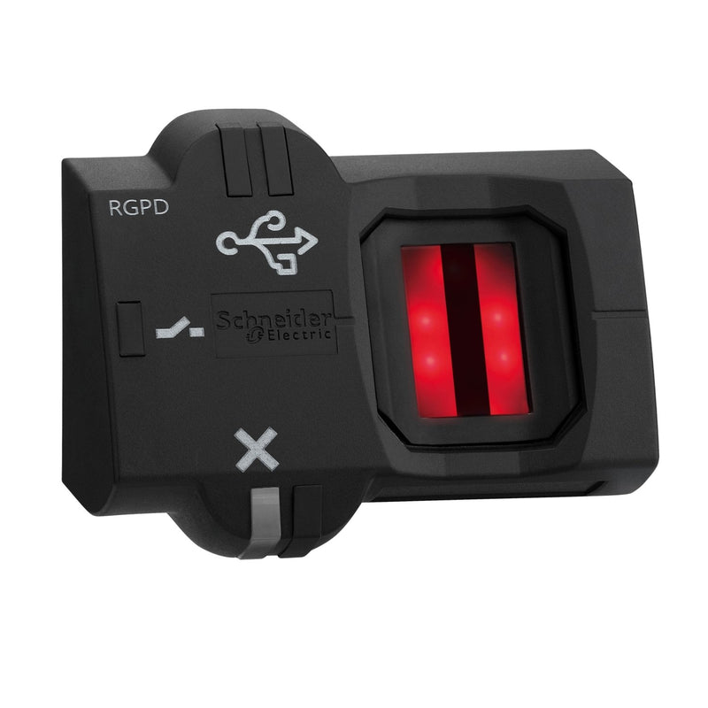 Schneider Electric - Wahlschalter, Komplettgerät Biometrischer USB-Schalter XB5S9B2L2 22mm USB-Kom.Taster