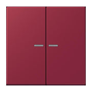 Jung - Abdeckung/Bedienelement für Installationsschalterprogramme Wippe mit Lichtleiter LC 102 KO5 255 le rubis