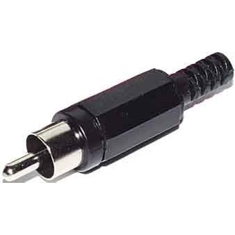 E+P Elektrik - Kommunikationstechnik-Adapter Cinchstecker CS 1 K LOSE S sw