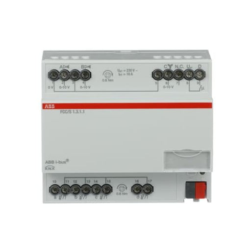 ABB Stotz S&J - Bussystem-Heizungsaktor Fan Coil Controller FCC/S1.3.1.1 3x0-10V REG