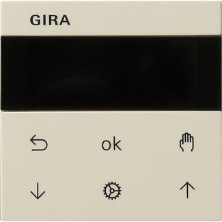 Gira - Bedienelement intelligent Bedienaufsatz cws 536601 Jalousie+Schaltuhr