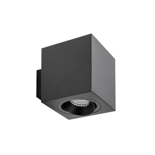 Brumberg Leuchten - Decken-/Wandleuchte Wand-Anbaumodul quadr. 45212180 schwarz
