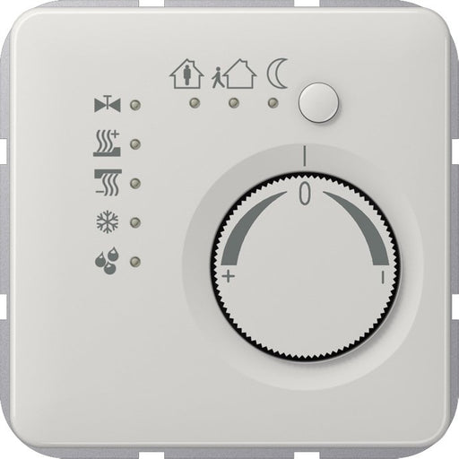 Jung - Bussystem-Raumtemperaturregler KNX Stetigregler lgr CD 2178 LG mit int.Busankoppler