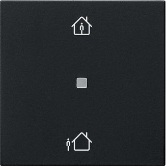 Gira - Bussystem-Tastwippe KNX RF Bedienaufsatz 1-f. 5106005 Schwarz