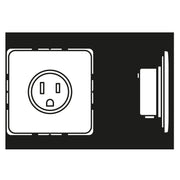 Jung - Steckdose US-Norm NEMA CD 521-15 15 A 125 V, weiß