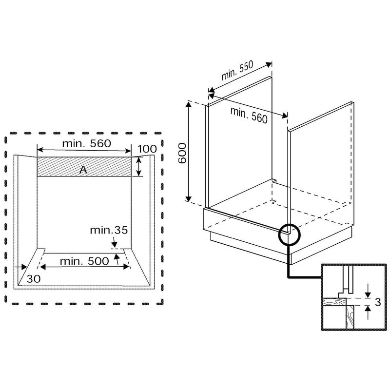 Beko - Herd EB-Herdset BBUM12321X AeroPerfect