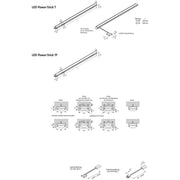 Hera - Decken-/Wandleuchte LED Power-Stick 20202390202 18 LED ww 300mm