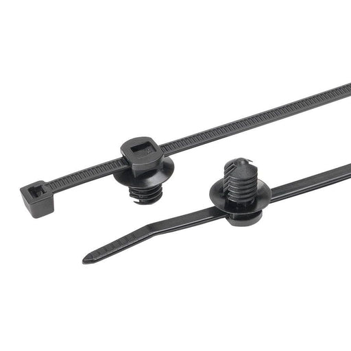 HellermannTyton - Kabelbinder Befestigungsbinder T50RFT8 2-tlg − 500 Stück