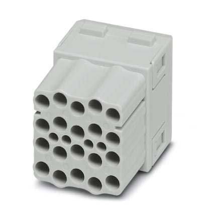 Phoenix Contact - Kontakteinsatz für Rechtecksteckverbinder Kontakteinsatzmodul HC-M-20-CT-F 20-polig Buchse − 2 Stück