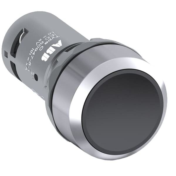 ABB Stotz S&J - Drucktaster, Komplettgerät Drucktaster CP2-30B-01 schwarz, 1 Öffner