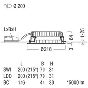 Zumtobel Group - Downlight/Strahler/Flutlicht LED - Downlight PANOS R  #62927212 930