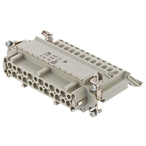 Harting - Kontakteinsatz für Rechtecksteckverbinder Buchseneinsatz 09330244729 HAN 24 ES-AV-F-LINKS