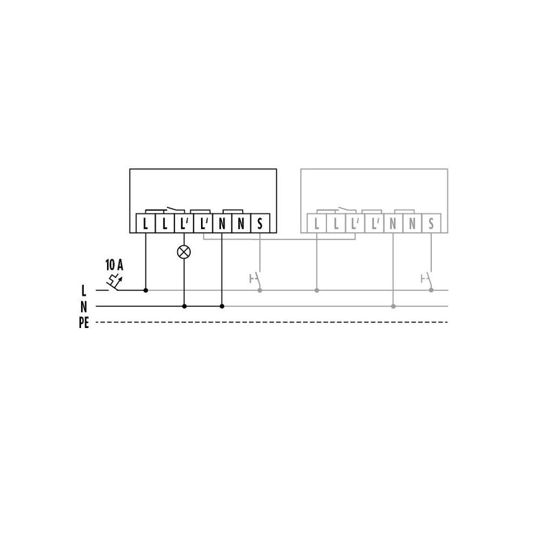 ESYLUX - Bewegungsmelder/Präsenzmelder komplett Bewegungsmelder-Paket VE10 BASIC#EB10431791VE10