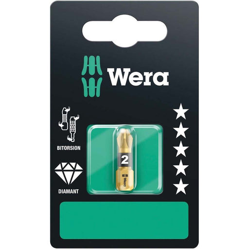 Wera - Bit Pozidriv Bit 073337 PZ 2x25mm