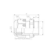 Jacob - Kabelverschraubung PERFECT Kabelverschraubung 50.650 PASWFK1 M 50X1,5 − 5 Stück