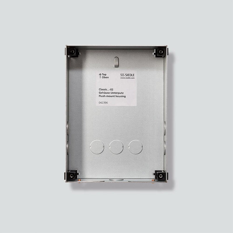 Siedle&Söhne - Montageelement für Türstation Unterputzgehäuse Classic GU CL 01-0 Stahlblech verzinkt