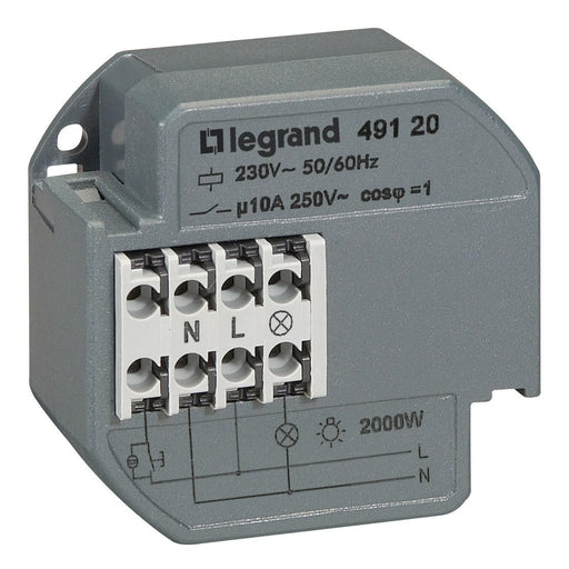 Legrand - Stromstoßschalter Treppenlichtschalter Legrand 049121 230V, 1S/10A
