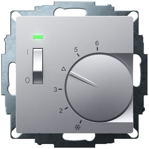 Eberle Controls - Raumthermostat/Uhrenthermostat UP-Raumregler 5-30C AC24V UTE 1012-Alu-55 1Öffner