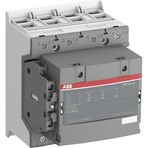 ABB Stotz S&J - Leistungsschütz zum Schalten von Wechselstrom Schütz AF116-40-00-11 50/60Hz / 20-60V DC