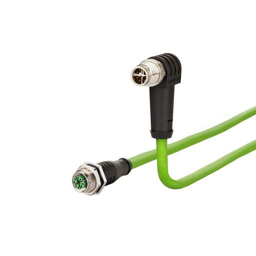 Metz Connect - Patchkabel Kupfer Industrie IndustrialEthernet Leitung 142M2X29010 X-kodiert, 1m, M12