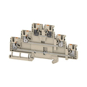 Weidmüller - Durchgangs-Reihenklemme Klemme A3T 2.5 DL PUSH IN, 2.5 mm² − 50 Stück